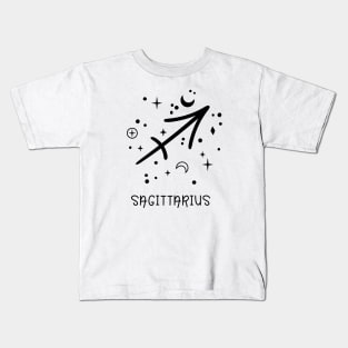 Sagittarius Celestial Zodiac Sign Symbol Kids T-Shirt